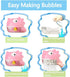 Bath Toys for 2-8 Year Old Girls, Musical Bubble Machine Dinosaur Toys for Kids 3-5 Gifts for 3 4 5 6 7 8 Years Old Girls Birthday Baby Toddler To...