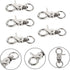 Ipetboom 5pcs Birdcage Lock Metal Snaps Door Chain Lock Heavy Duty Birds Cage Metal Clip Spring Hook Bird Cage Door Bird Cage Accessories Stainles...