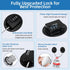 Fridge Lock AOSITE Refrigerator Lock Combination Black Combo Fridge Locks with Code for Adults 2 Pcs Refrigerator Lock for Children Adhesive Freez...