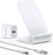 15w Android Wireless Charging Stand for Google Pixel 8 Pro 7 pro 7a 7 6 pro, QI Wireless Charger Station for Samsung Galaxy S24 S23 S22 Ultra Appl...
