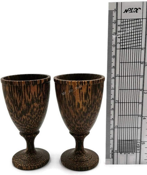 Set of 2 Wood Egg Cup, Egg Holder for Hard Boiled Eggs, Soft Boiled Egg Tool k016...