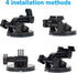 Suptig Suction Cup Mount Compatible for Gopro Hero 12/11/10/9/8/7/6/5/4/3/3+/2 Gopro Max, Hero+, Hero Session, and More Action Cameras Car Windshi...