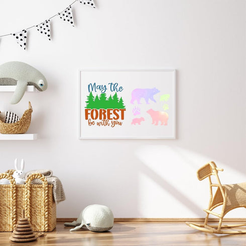 36 Pcs Animal Painting Stencils Tree Stencils Template Reusable Forest Mountain Stencils Bear Wolf Deer Animal Stencil for Painting on Wood Wall R...