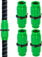 4 Pack Easy Install Hose Repair kit,Greener Plastic Hose Repair Accessories for 3/4" or 5/8" Garden Hose Fittin...