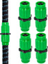 4 Pack Easy Install Hose Repair kit,Greener Plastic Hose Repair Accessories for 3/4" or 5/8" Garden Hose Fittin...