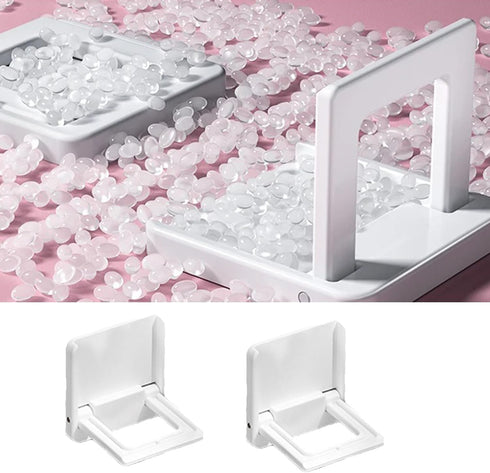 2 Pack Sliding Door Lock Handle Foldable Sticky Safety Non Punching Grip Sticker for Slide Window Closet Cabinet Glass Doors Home Kitchen Washing ...