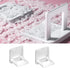 2 Pack Sliding Door Lock Handle Foldable Sticky Safety Non Punching Grip Sticker for Slide Window Closet Cabinet Glass Doors Home Kitchen Washing ...