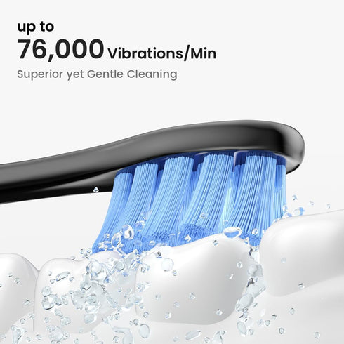 Oclean Electric Toothbrush for Adults, 150 Days Battery Life Electric Toothbrush, USB Rechargeable Sonic Travel Toothbrush with 6 Brush Heads & Tr...