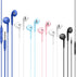 6Pack Wired Earbuds Headphones, Earphones with Heavy Bass Stereo Noise Blocking, Microphone, Compatible with iPhone, Android Phones, Laptops, Comp...