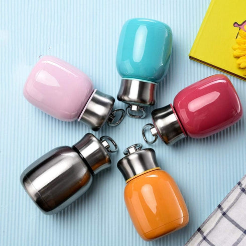 Mini 7 oz Stainless Steel Water Bottle, Small Vacuum Insulated Water Bottle Leak Proof Sport Tumbler Cup Hot and Cold Water Bottle for Women Girls...