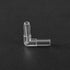 uxcell Aquarium Air Valve Connector Plastic Inline Tubing L-Shaped Non-Return Valves for 4mm Fish Tank Pond Air Line 10pcs...