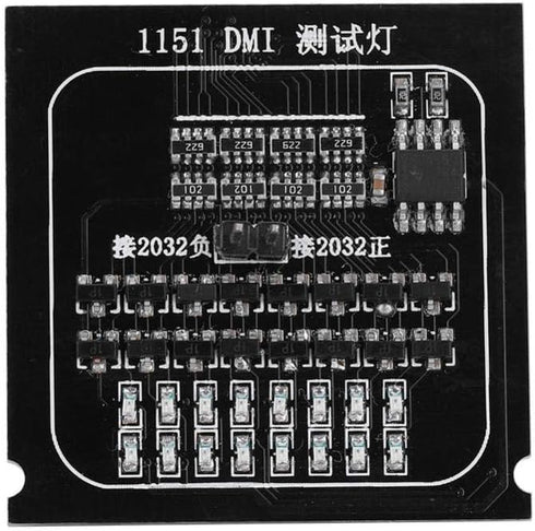 CPU Interface Motherboard Test Card, 2 in 1 Loading Board 1151 Test Card LED Indicator CPU Socket Motherboard Tester with Light for Intel...