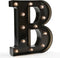 Light Up Black Alphabet Marquee Letters Sign LED Marquee Number Lights Sign for Night Light Home Bar Christmas Lamp Birthday Party Wedding Decorat...