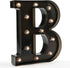 Light Up Black Alphabet Marquee Letters Sign LED Marquee Number Lights Sign for Night Light Home Bar Christmas Lamp Birthday Party Wedding Decorat...