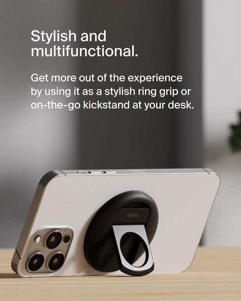 Belkin iPhone MagSafe Camera Mount for MacBook, iPhone Continuity Camera Mount, Turn iPhone to Webcam, Compatible with MacBook Pro, Air, iPhone 15...