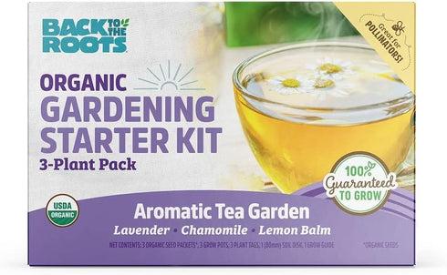 Back to the Roots 41030 Organic Starter Kit-Aromatic Tea Garden...