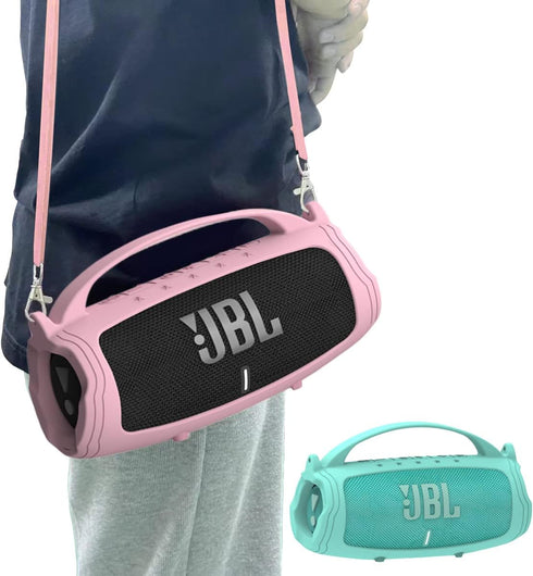 Silicone Cover Case for JBL Charge 5 Portable Bluetooth Speaker, Protective Skin Case for JBL Charge 5 Portable Bluetooth Speaker Accessories(Only...