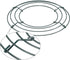 14 Inch Metal Wire Wreath Green Christmas Round Wire Frame Form Hanger Green 14 Inch Pack of 2...
