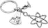 PHAETON 20PCS Science Symbol Keychain Atom Microscope Key Chain Biology Chemistry Teacher Gift Keyring Science Lovers Chemist Gift...