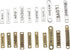 YYaaloa 80pcs Word Charms Pendants Inspirational Engraved Motivational Connector Charms Pendants Jewelry Making Accessories for DIY Necklaces, Bra...