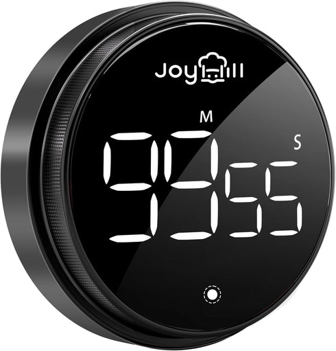 JOYHILL Revolutionary Digital Kitchen Timer: Large LED Display, 3 Volume Levels, Magnetic & Portable - Ideal for Cooking, Teaching, Fitness, & Mor...