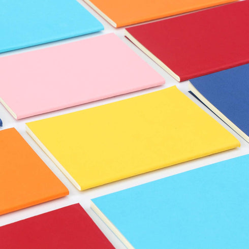 EUSOAR Blank Notebook, 24 Pack Mixed Colorful A6 3.9" x 5.5" 60 Pages Notebook Unlined, Travel Journal Notebook Notepad Set Bulk, Students Office ...
