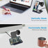 Wireless Charger 3 in 1,15W Fast Charging Station for iPhone/iWatch/AirPods,Have Controllable Cool Lights,Compact Design,Give You A Tidy Desktop/N...