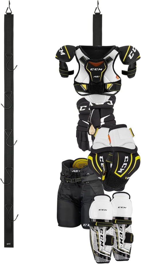 Cosmos 1 Pc Portable Hockey Gear Hanger Strap Ice Hockey Equipment Rack Drying Organizer Stap with Six Hooks Hockey Gifts for Home Outdoor Use in ...