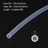 10ft 1/8" ID x 5/32" OD Silicone Tubing Clear 3mm x 4mm Industrial Plastic Tubing Pure Silicone Hoses for Pump Siphoning Draining Irrigation Brewi...
