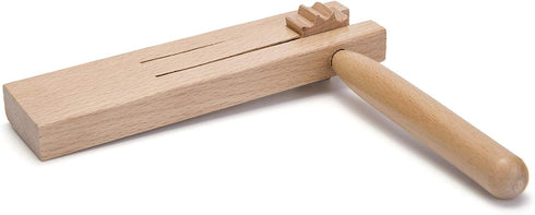 Traditional Matraca Toy - Wooden Spinning Rattle Ratchet Noise maker for Games, Parties and Sports...