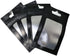 PABCK 100 Pack Resealable Window Zipper Lock Bags 3x4.7 inch(Usable Size 2.55x3.35 inch) with Euro Hang Hole for Zip Food Storage Lock Pouches Pla...