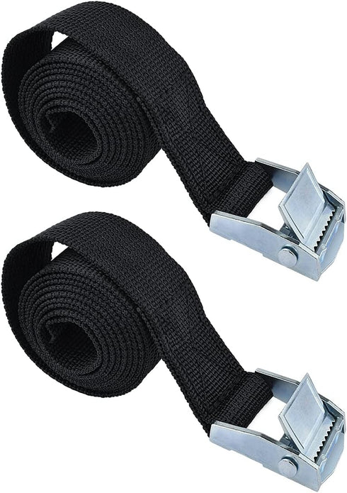 2PCS Lashing Straps with Buckles Adjustable, Up to 600lbs,Tie Down Straps for Motorcycle, Cargo, Trucks,Trailer,Luggage (1" x 3.3')...