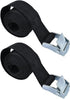 2PCS Lashing Straps with Buckles Adjustable, Up to 600lbs,Tie Down Straps for Motorcycle, Cargo, Trucks,Trailer,Luggage (1" x 3.3')...