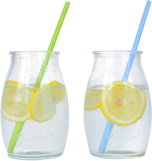 Green Paper Drinking Straws 7.75 inch, 100 Pack Christmas Green Straws Recyclable, Eco Friendly, Disposable Drinking Straw for DIY Crafts Party Su...
