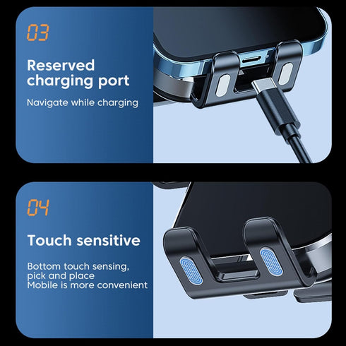Wireless Charger for Car, 15W Wireless Car Charger Mount, 360° Adjustable Auto-Clamping Wireless Phone Charger for Car, Car Wireless Charger Fast ...