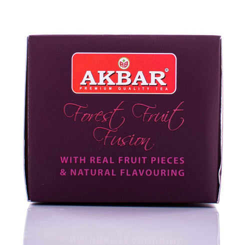 Akbar Flavoured Teas With Real Fruit Pieces - 20 Foil Tea Bags (Forest Fruit Fusion)...