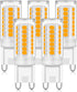 G9 LED Bulb 4W (40W Halogen Equivalent) 400LM, Warm White 3000K AC120V, Non-dimmable G9 Bi-pin Base LED Light Bulbs for Home Lighting (5 Pack)...