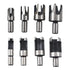 8-Pack Wood Hole Plug Cutter Set, High Carbon Steel Cutting Tools Cork Dowel Shank Drill Bit Knife, Fit for Woodworking Hole Saw Cutting 6MM 10MM ...