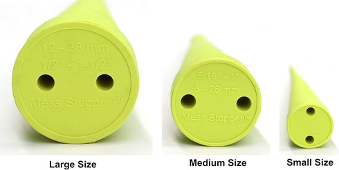 Universal Rubber Plugs and Caps for Hydraulic Oil Hoses and Fittings to Prevent Leaks During Service, 2 Large, 2 Medium, 2 Small Size...