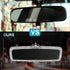 Bling Rhinestone Rear View Mirror Cover, Car Rear View Mirror with Crystal Diamonds Bling Rhinestones Car Rear View Mirror Car Interior Trim(White...