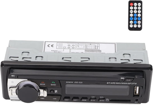Multimedia Car Stereo Receiver, Car Radio AI Voice Control LED Display, Bluetooth Hands Calling, Support MP3 WMA WAV, USB2.0 Car MP3 Player Audio ...