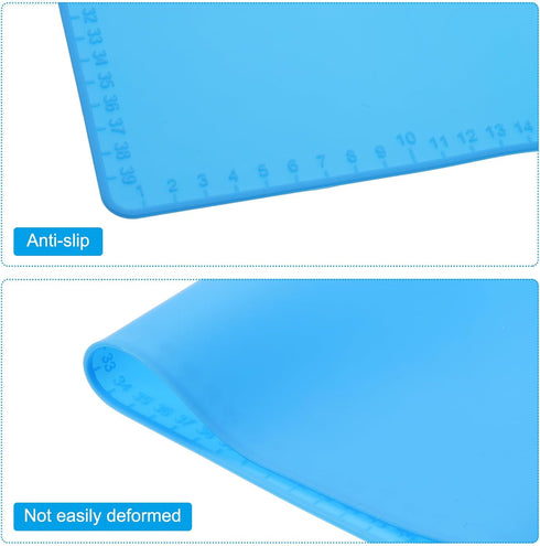 PATIKIL Silicone Painting Craft Mat 16x24 Inches,Painting Station with 16 Color Dividers and 2 Paint Dividers for Art, DIY, Drawing, Clay and Play...