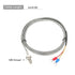 MECCANIXITY Thermocouple Temperature Sensor M6 Screw Temperature Probes J Type 6.6ft 0 to 750°C(32 to 1382°F)...