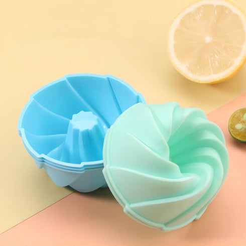 MURISE Mini Bundt Cake Pan for Baking, Silicone Bundt Cake Pan Nonstick, 3.07 Inch Small Bundt Cake Pan, Mini Cake Mold for Cupcakes, Jellies, 12 ...