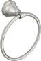 Moen Halle Brushed Nickel Moen MY0386BN Halle Single Post Bathroom Hand Towel Ring, MY0386BN...