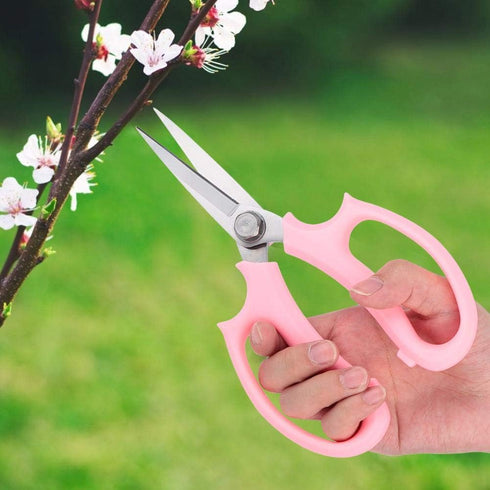 Floral Scissors, Pruning Shear Pruning Scissor, Multifunctional Floral Scissors Pruning Shears Flower Cutting Scissors (Pink)...