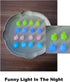 LBKKC 24 pcs Self Adhesive Thumb Hooks, Silicone Wall Decoration Hook with night light, Multifunctional Key Hook Home Office Thumbs Up Cord Holder...
