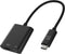 Scosche CAAP StrikeLine USB Type-C Headphone Adapter with Female 3.5mm Aux Input and USB-C Charging Port for Mobile and Music Devices, Black...