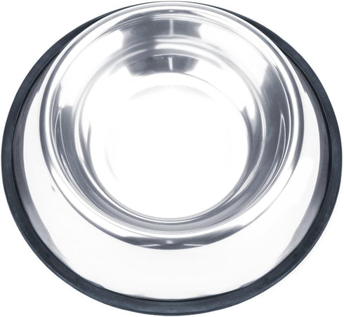 Weebo Stainless Steel Water & Food Bowl for Dogs and Cats | No-Tip No-Slip |Dishwasher Safe |16 Ounce Classic Stainless Steel...
