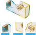 PATIKIL Tape Dispenser, Tape Dispenser Desk Cute Tape Desk Dispenser Holder Weighted Transparent Acrylic Weighted Gradient Heavy for Tape Office D...